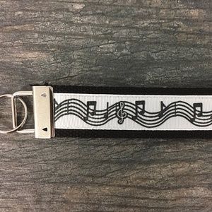 Music Keychain - Musically Keychain - Music Gift